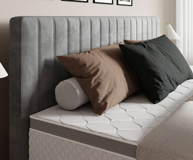 Letto matrimoniale con contenitore Cayanne Grigio (3)
