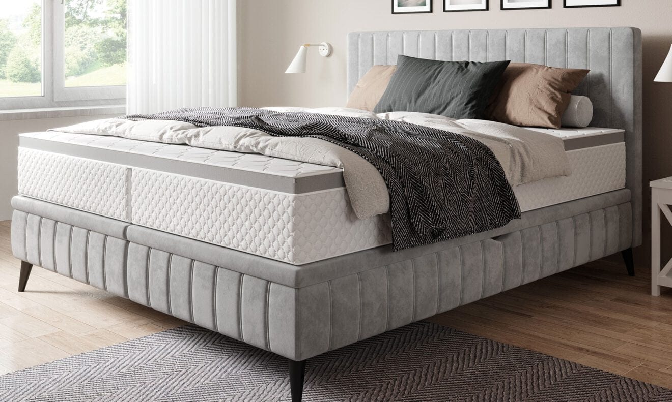 Letto matrimoniale con contenitore Cayanne Grigio (5)