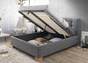 Letto matrimoniale con contenitore Christoffer Grigio (1)