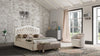 Letto matrimoniale con contenitore Damati Avorio & LCMFIT-PAT-DAMA-FLOOR-NEW