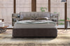Letto matrimoniale con contenitore Donov Grigio