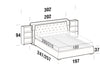 Letto matrimoniale con contenitore Donov Grigio (8)
