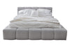 Letto matrimoniale con contenitore in tessuto Baloo Grigio (2)
