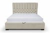 Letto matrimoniale con contenitore in tessuto Brennero Beige (4)