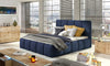 Letto matrimoniale con contenitore in tessuto Edvis Color (1) & ELTMPL-BED-EDVIGE-BEG-SET2-COLOR