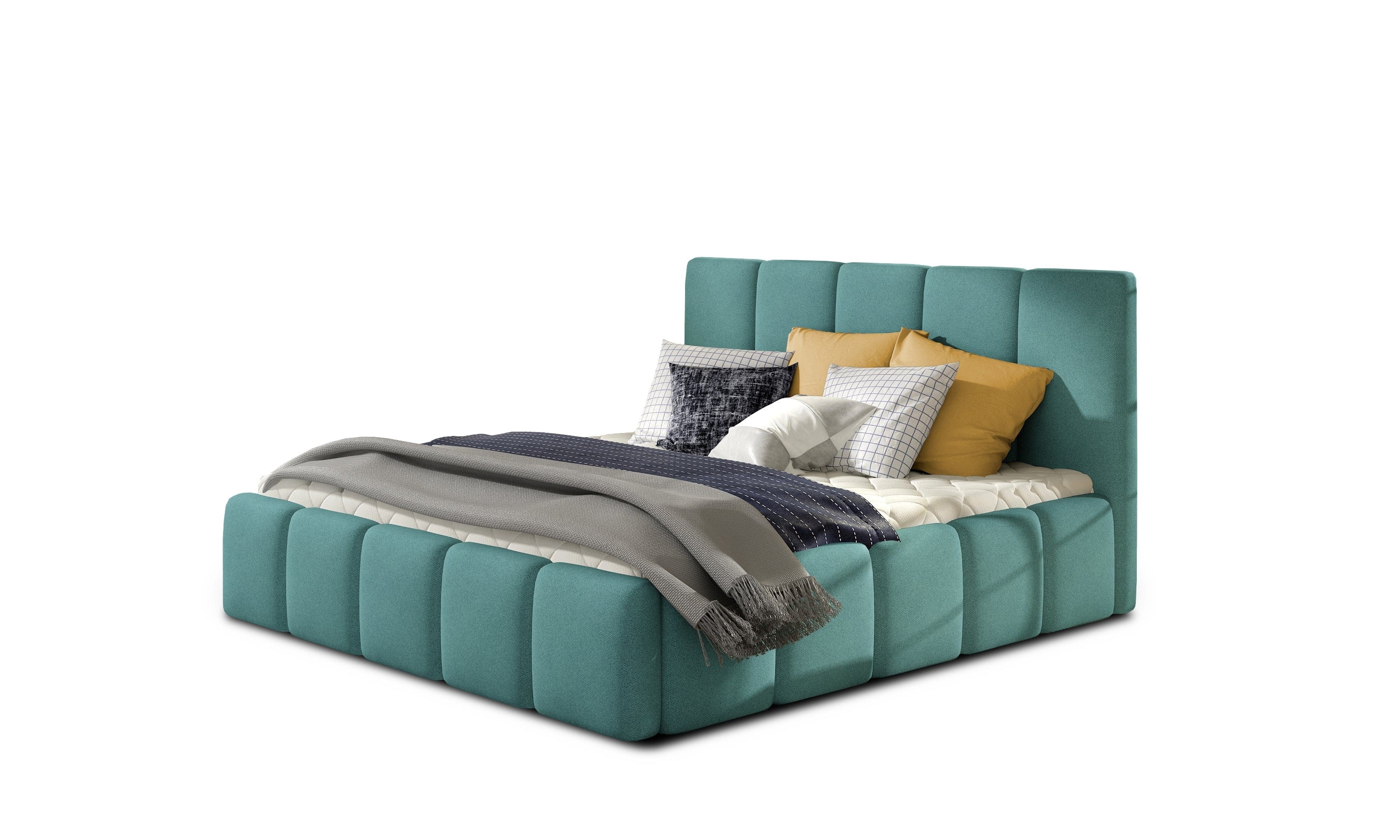 Letto matrimoniale con contenitore in tessuto Edvis Color (5)