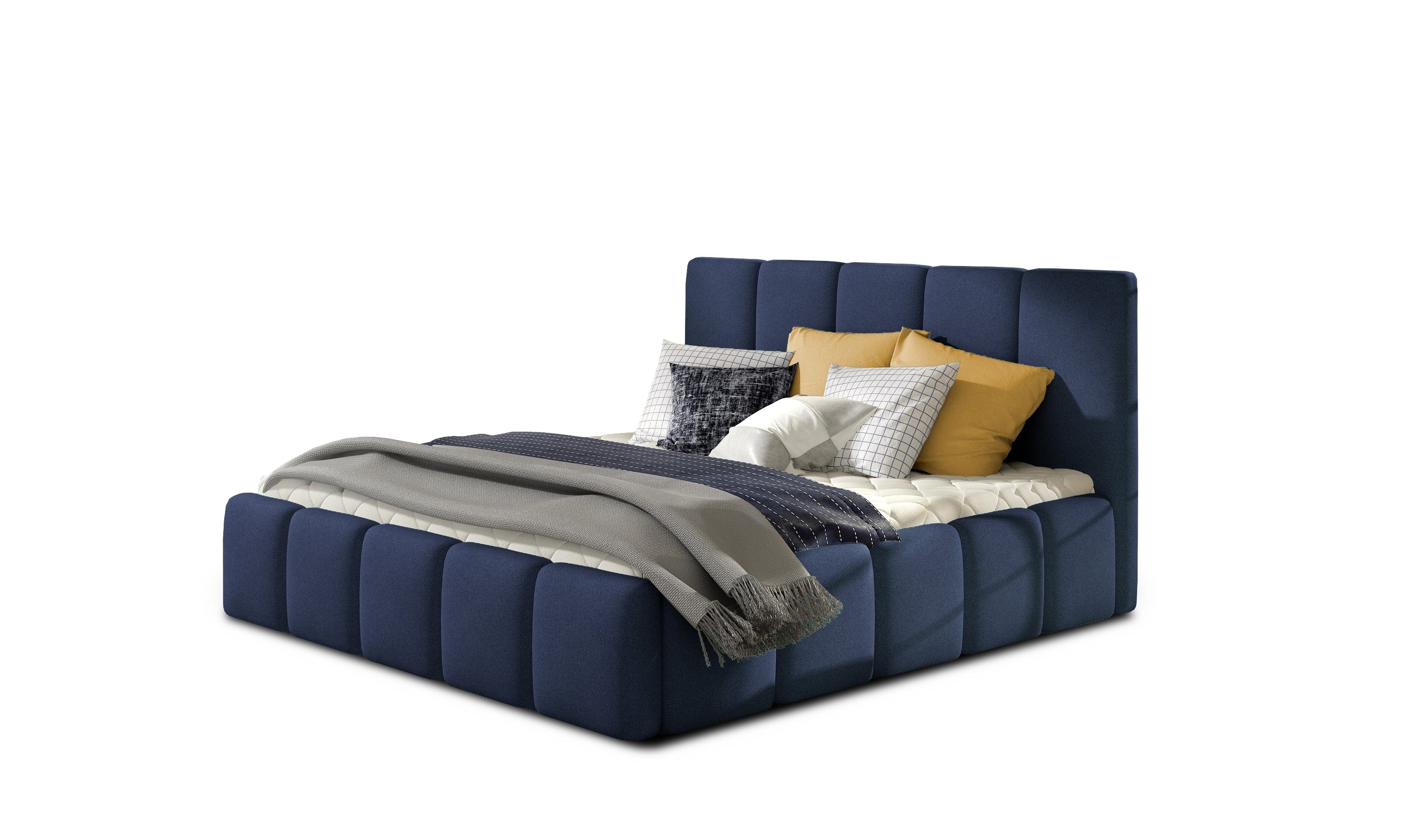 Letto matrimoniale con contenitore in tessuto Edvis Color (8)