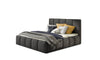 Letto matrimoniale con contenitore in tessuto Edvis Neutral (9)