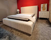 Letto matrimoniale con contenitore in tessuto Lugano Beige (1)