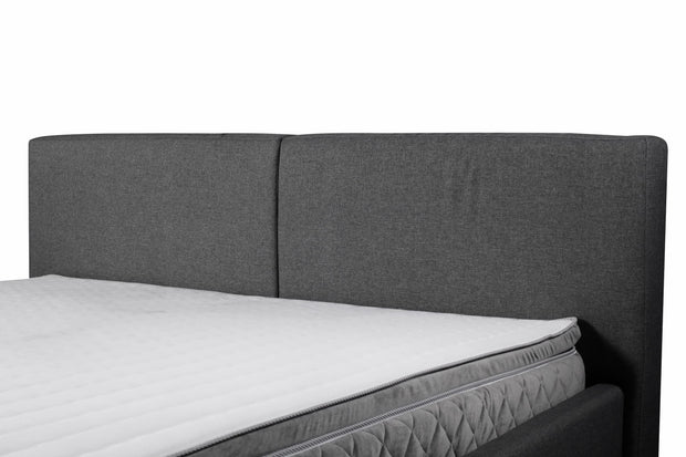 Letto matrimoniale con contenitore in tessuto Mia Grigio (3)