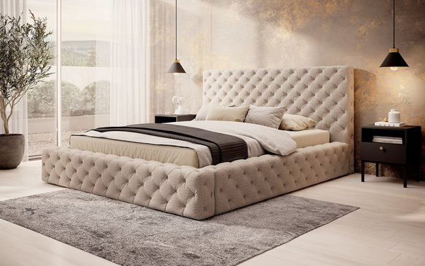 Letto matrimoniale con contenitore in tessuto Principe (10) & ELTMPL-BED-PRINCCE