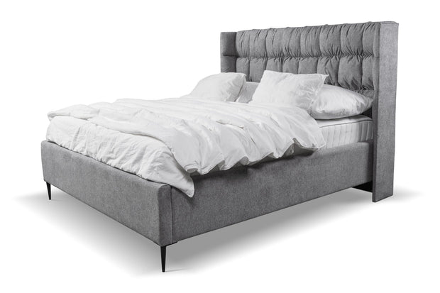Letto matrimoniale con contenitore in tessuto Viviene Grigio & MZRPL-BED-VIVIENE-GAS-LIFT-SERTA12
