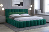 Letto matrimoniale con contenitore in velluto Lamiso Color (3)