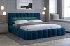 Letto matrimoniale con contenitore in velluto Lamiso Color (4)
