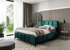 Letto matrimoniale con contenitore in velluto Mister (1)