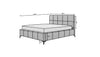 Letto matrimoniale con contenitore in velluto Mister (10)
