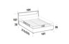 Letto matrimoniale con contenitore Miralibis Arancia (9)