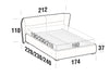Letto matrimoniale con contenitore Passe Cappuccino (6)