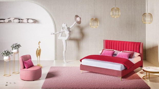Letto matrimoniale con contenitore Phloxis Rosso & LCMFIT-PAT-PHLOX-EVO & LCMFIT-PAT-PHLOX-EVO