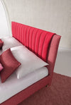 Letto matrimoniale con contenitore Phloxis Rosso (3)