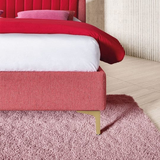 Letto matrimoniale con contenitore Phloxis Rosso (4)