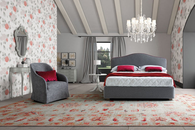 Letto matrimoniale con contenitore Rosany Grigio (1)
