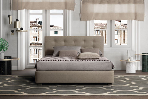 Letto matrimoniale con contenitore Tenderis Cappuccino (1) & LCMFIT-PAT-TENDER-FLOOR-NEW