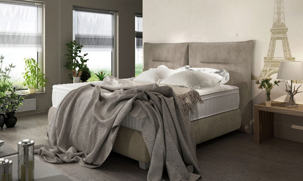 Letto matrimoniale Foggie Cappuccino & WRSLPL-PAT-FOG-RIVIERA-16 & WRSLPL-PAT-FOG-RIVIERA-16