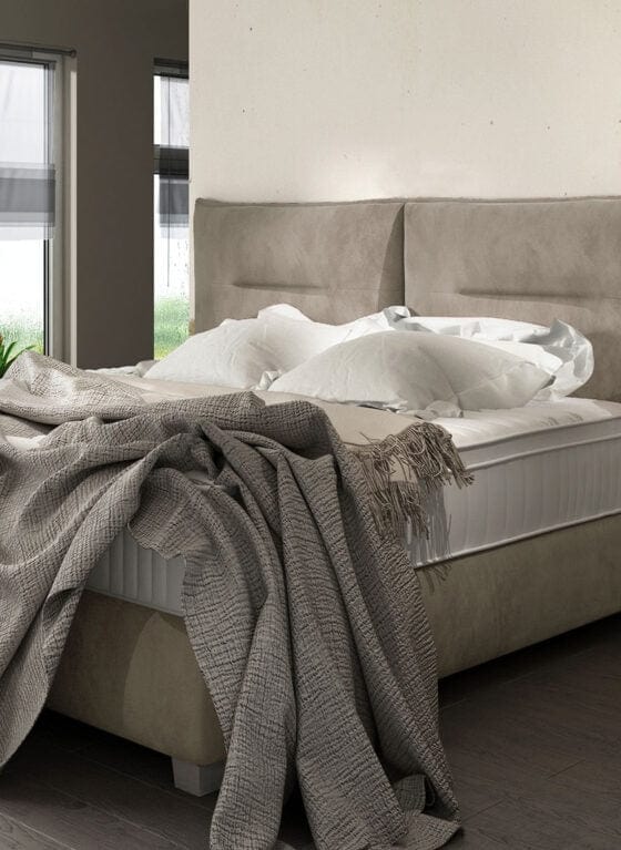 Letto matrimoniale Foggie Cappuccino (2)