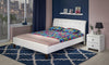 Letto matrimoniale in ecopelle Samantha Bianco & HLMP-PAT-TAP-SAMARA-WHITE