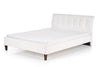 Letto matrimoniale in ecopelle Samantha Bianco (1) & HLMP-PAT-TAP-SAMARA-WHITE