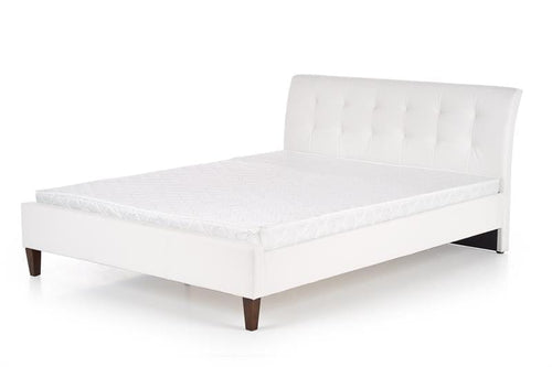 Letto matrimoniale in ecopelle Samantha Bianco (1) & HLMP-PAT-TAP-SAMARA-WHITE