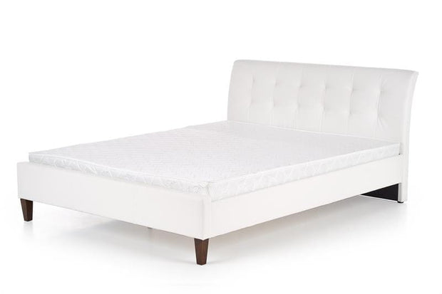 Letto matrimoniale in ecopelle Samantha Bianco (1) & HLMP-PAT-TAP-SAMARA-WHITE