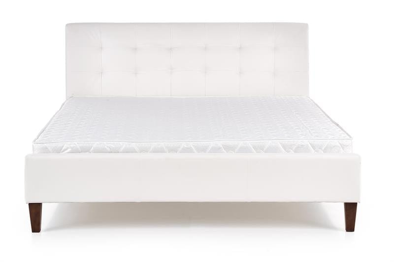 Halmar Letto matrimoniale in ecopelle Samantha Bianco