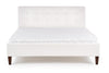 Halmar Letto matrimoniale in ecopelle Samantha Bianco
