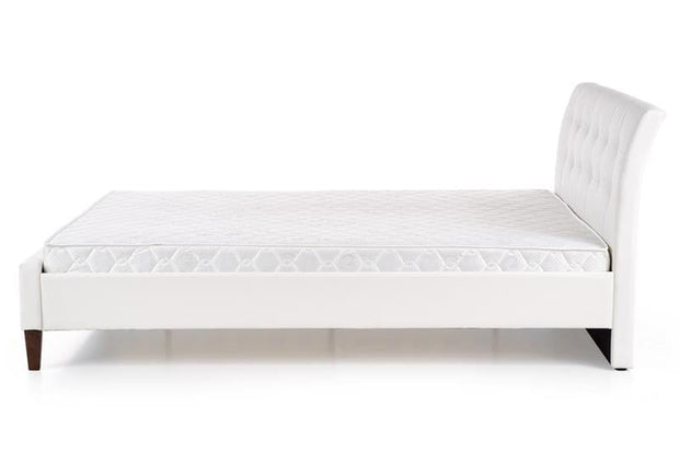 Halmar Letto matrimoniale in ecopelle Samantha Bianco