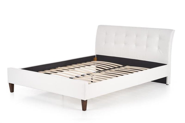 Halmar Letto matrimoniale in ecopelle Samantha Bianco