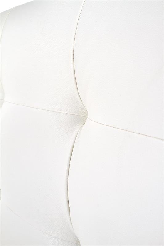 Halmar Letto matrimoniale in ecopelle Samantha Bianco