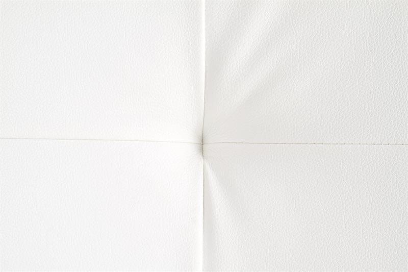 Halmar Letto matrimoniale in ecopelle Samantha Bianco