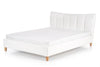 Letto matrimoniale in ecopelle Sandyaris Bianco (2)