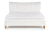 Letto matrimoniale in ecopelle Sandyaris Bianco (3)
