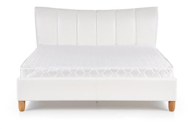 Letto matrimoniale in ecopelle Sandyaris Bianco (3)