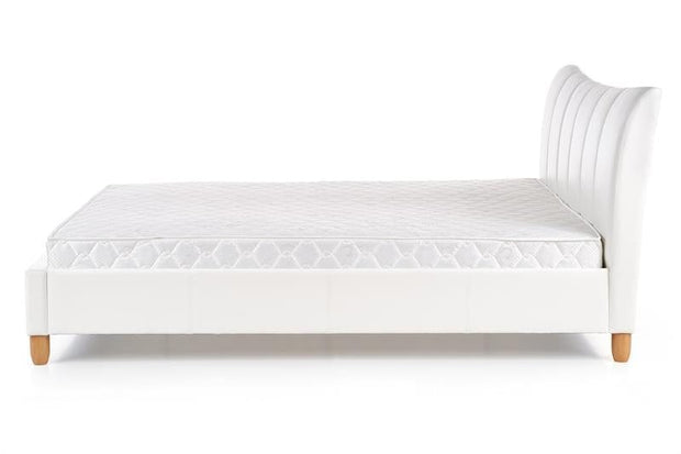 Letto matrimoniale in ecopelle Sandyaris Bianco (4)