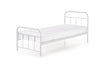 Letto matrimoniale in ferro Lindsey Bianco (1)