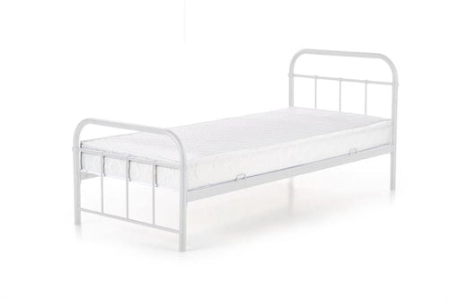 Letto matrimoniale in ferro Lindsey Bianco (1)