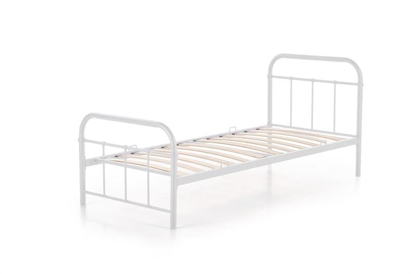 Letto matrimoniale in ferro Lindsey Bianco (2)