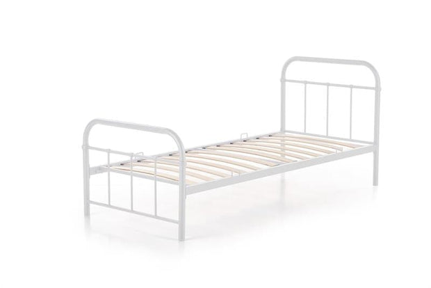 Letto matrimoniale in ferro Lindsey Bianco (2)