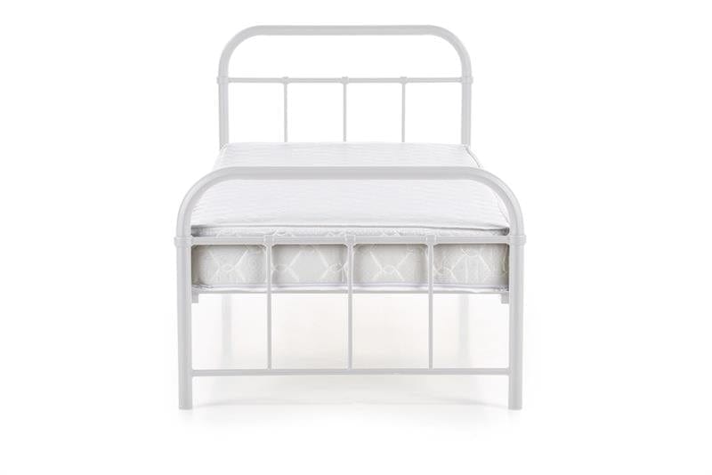 Letto matrimoniale in ferro Lindsey Bianco (4)