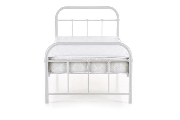 Letto matrimoniale in ferro Lindsey Bianco (4)