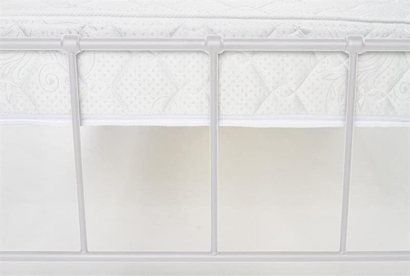Letto matrimoniale in ferro Lindsey Bianco (5)